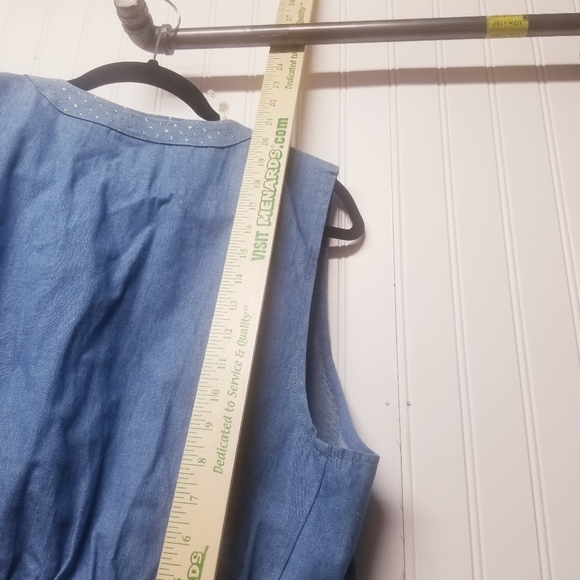 Vintage 90s Southwestern Country Nancy Bolen Vest - Picture 2 of 5